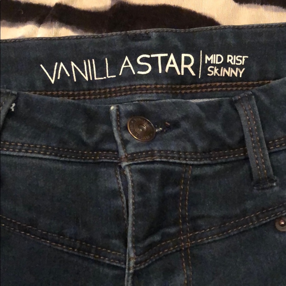 Mid Rise Skinny Blue Jeans SIZE 3